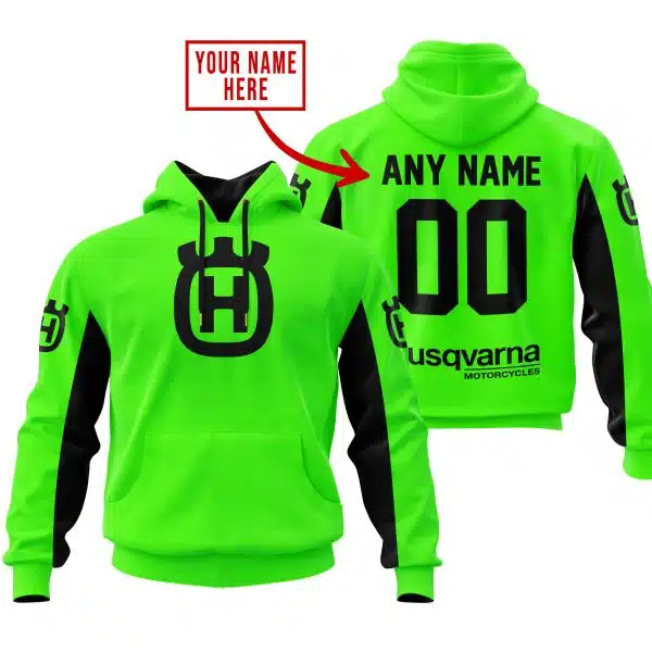 Custom Name Racing - Limited Edition - Husqvarna - Green V2