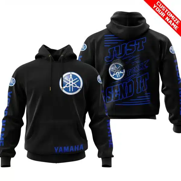 Premium Just Fckn Gonna Send It - Custom Name - Yamaha V1 - Blue Black - Image 2