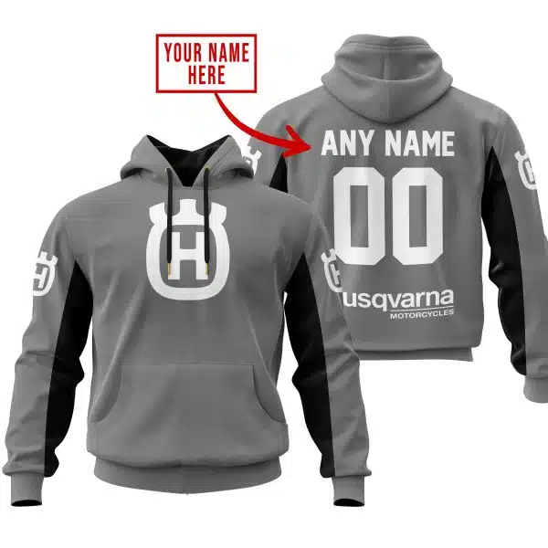 Custom Name Racing - Limited Edition - Husqvarna - Grey V2