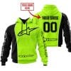 Limited Edition - Custom Name Motocrocss V2 - Alpinestars Black Neon