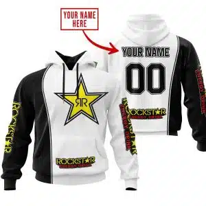Limited Edition - Custom Name Motocrocss V2 - Rockstar Energy