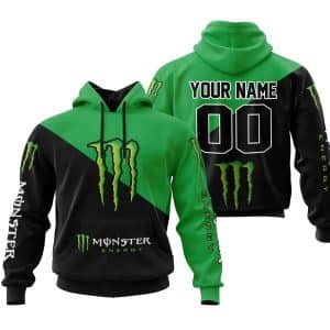 Premium Gift - Custom Name - Monster Energy - Green