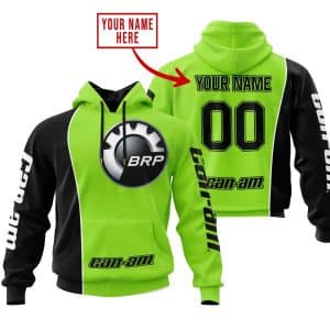Limited Edition - Custom Name Motocrocss V2 - Can Am Green 1