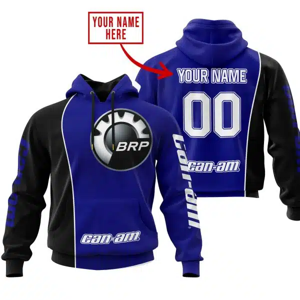 Limited Edition - Custom Name Motocrocss V2 - Can Am Navy