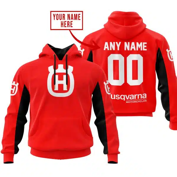 Custom Name Racing - Limited Edition - Husqvarna - Red V2