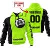 Limited Edition - Custom Name Motocrocss V2 - Can Am Neon