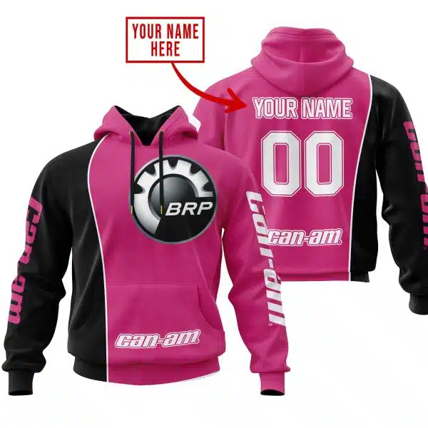 Limited Edition - Custom Name Motocrocss V2 - Can Am Pink 1