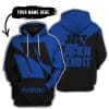 Just Fkcn Send It - 3d All Over Printed - Suzuki - Blue