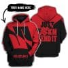 Just Fkcn Send It - 3d All Over Printed - Suzuki - Red