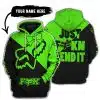 Just Fckn Send It – 3d All Over Printed – Fox Racing Girl – Green