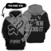 Just Fckn Send It – 3d All Over Printed – Fox Racing Girl – Grey