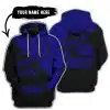 Just Fckn Send It – 3d All Over Printed – Fox Racing Girl – Navy
