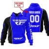 Limited Edition - Custom Name Motocrocss V2 - Fly Racing Blue