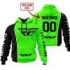 Limited Edition - Custom Name Motocrocss V2 - Fly Racing Green