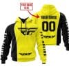 Limited Edition - Custom Name Motocrocss V2 - Fly Racing Yellow
