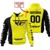 Limited Edition - Custom Name Motocrocss V2 - Fly Racing Yellow