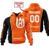Limited Edition - Custom Name Motocrocss V2 - Husqvarna Orange