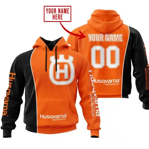 Limited Edition - Custom Name Motocrocss V2 - Husqvarna Orange