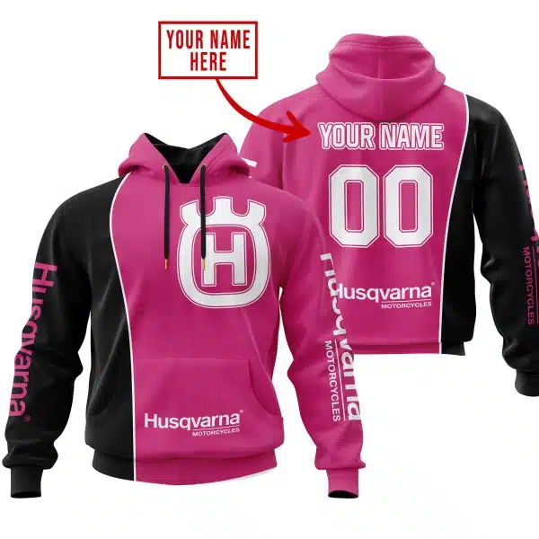 Limited Edition - Custom Name Motocrocss V2 - Husqvarna Pink 1