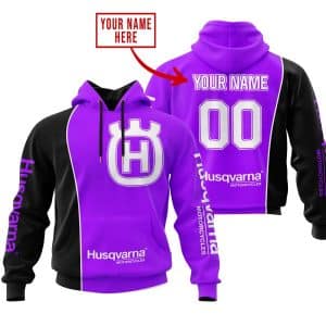Limited Edition - Custom Name Motocrocss V2 - Husqvarna Purple