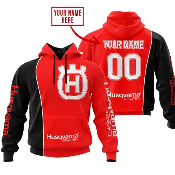 Limited Edition - Custom Name Motocrocss V2 - Husqvarna Red