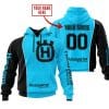 Limited Edition - Custom Name Motocrocss V2 - Husqvarna Sky Blue