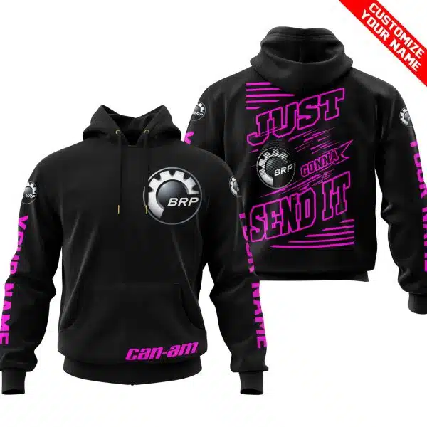 Premium Just Fckn Gonna Send It - Custom Name - Can Am - Pink Black