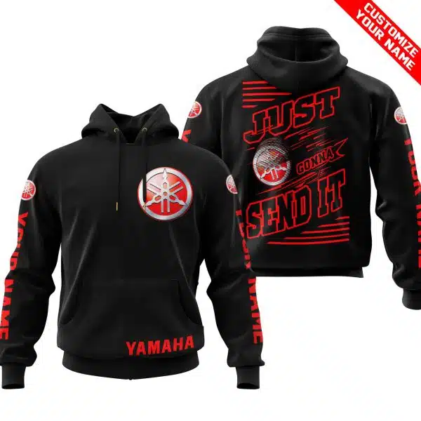 Premium Just Fckn Gonna Send It - Custom Name - Yamaha V2 - Red Black