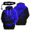 Too Fast To Live Too Young To Die – 3d All Over Printed – Fox Racing Girl – Blue