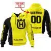 Limited Edition - Custom Name Motocrocss V2 - Husqvarna Yellow