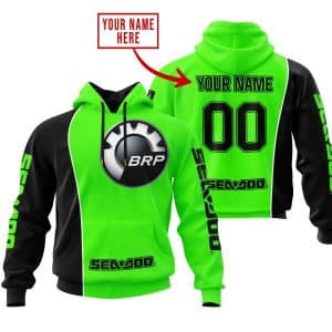 Limited Edition - Custom Name Motocrocss V2 - Sea Doo – Green