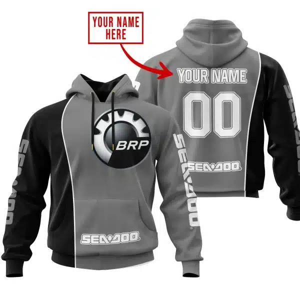 Limited Edition - Custom Name Motocrocss V2 - Sea Doo - Grey
