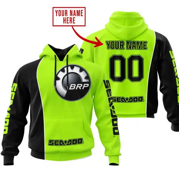 Limited Edition - Custom Name Motocrocss V2 - Sea Doo – Neon