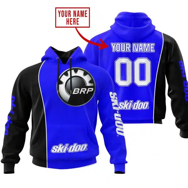 Limited Edition - Custom Name Motocrocss V2 - Ski Doo - Blue