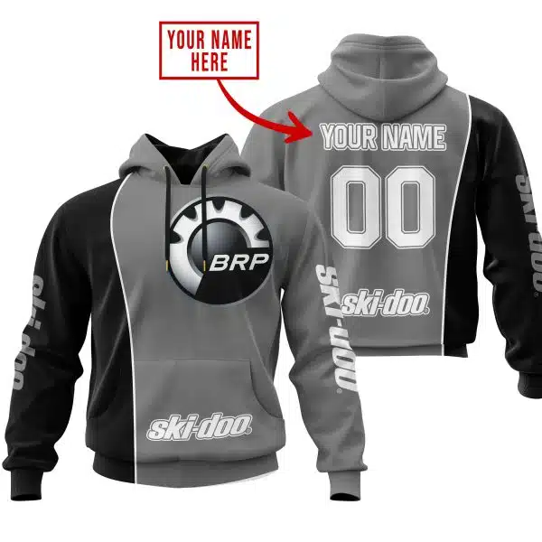 Limited Edition - Custom Name Motocrocss V2 - Ski Doo - Grey