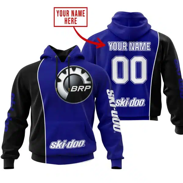 Limited Edition - Custom Name Motocrocss V2 - Ski Doo - Navy