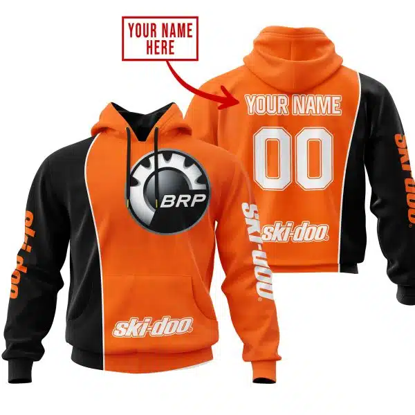 Limited Edition - Custom Name Motocrocss V2 - Ski Doo - Orange