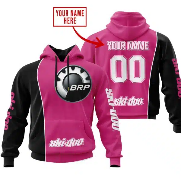 Limited Edition - Custom Name Motocrocss V2 - Ski Doo - Pink 1