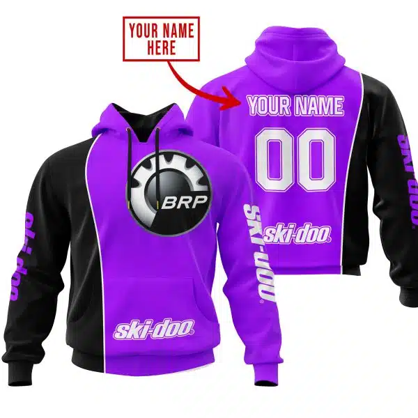 Limited Edition - Custom Name Motocrocss V2 - Ski Doo - Purple