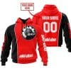 Limited Edition - Custom Name Motocrocss V2 - Ski Doo - Red