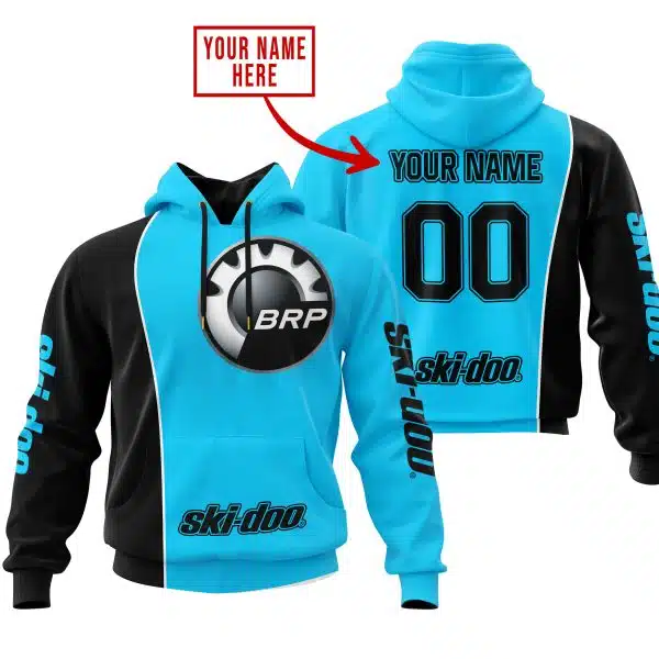 Limited Edition - Custom Name Motocrocss V2 - Ski Doo - Sky Blue