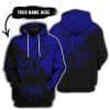 Too Fast To Live Too Young To Die - 3d All Over Printed - Fox Racing - Navy