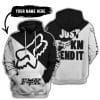 Just Fkcn Send It - 3d All Over Printed - Fox Racing - Black