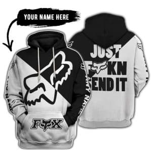 Just Fkcn Send It - 3d All Over Printed - Fox Racing - Black