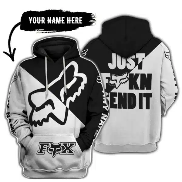 Just Fkcn Send It - 3d All Over Printed - Fox Racing - Black