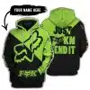 Just Fkcn Send It - 3d All Over Printed - Fox Racing - Green 1
