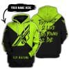 Too Fast To Live Too Young To Die - 3d All Over Printed - Fly Racing Neon