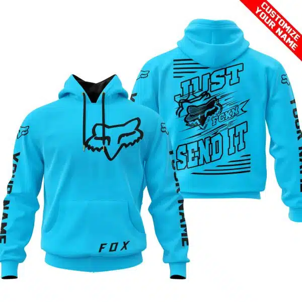Premium Just Fckn Gonna Send It – Custom Name – Fox – Sky Blue - Image 2