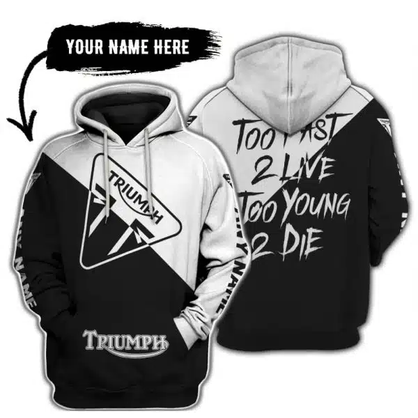 Too Fast To Live Too Young To Die - 3d All Over Printed - Triumph