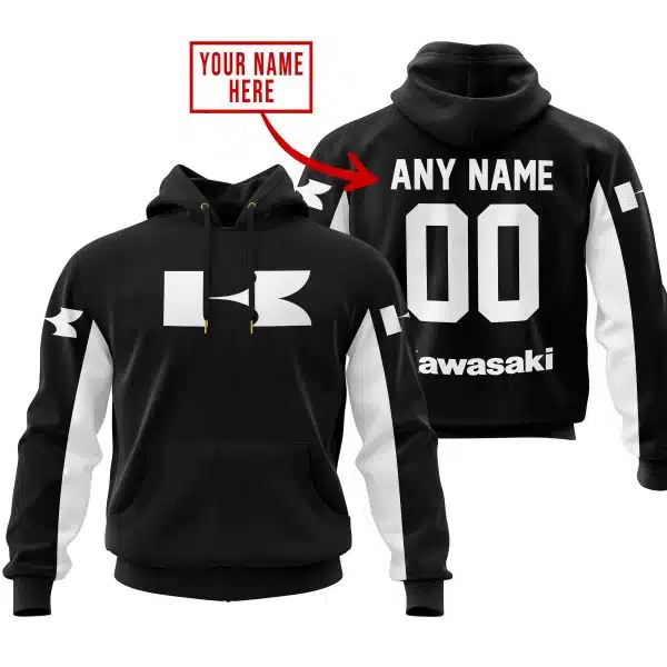 Custom Name Racing - Limited Edition - Kawasaki - White